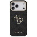 GUESS futerał do IPHONE 18 Pro Max / 17 Pro Max GUE005594 (PU W/ Big 4G Classic Logo) czarny złoty