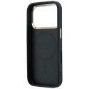 GUESS futerał do IPHONE 18 Pro Max/17 Pro Max kompatybilny z MagSafe (Saffiano Small 4G & Classic Logo) czarny