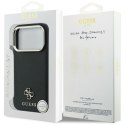 GUESS futerał do IPHONE 18 Pro Max/17 Pro Max kompatybilny z MagSafe (Saffiano Small 4G & Classic Logo) czarny