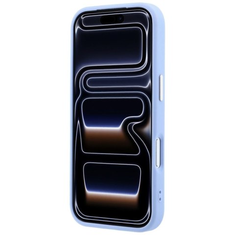 GUESS futerał do IPHONE 18 Pro Max/17 Pro Max kompatybilny z MagSafe (Saffiano Small 4G & Classic Logo) jasno niebieski