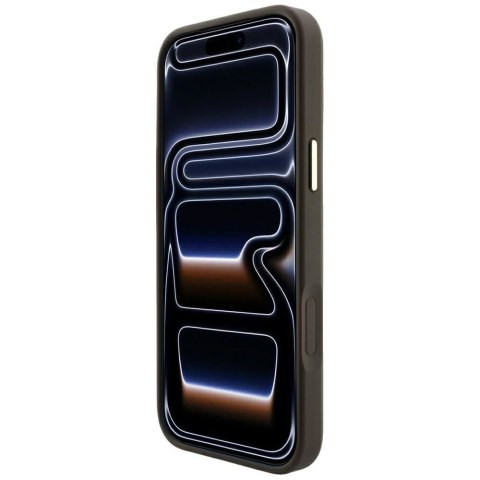 GUESS futerał do IPHONE 18 Pro Max/17 Pro Max kompatybilny z MagSafe (Stripe Round and Classic Logos 4G) brązowy