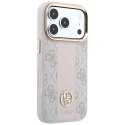 GUESS futerał do IPHONE 18 Pro Max/17 Pro Max kompatybilny z MagSafe (Stripe Round and Classic Logos 4G) różowy