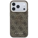 GUESS futerał do IPHONE 18 Pro/17 Pro (Big Resin Logo 4G) brązowy