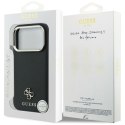 GUESS futerał do IPHONE 18 Pro/17 Pro kompatybilny z MagSafe (Saffiano Small 4G & Classic Logo) czarny