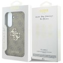 GUESS futerał do SAMSUNG S26 FE (Leather 4G Metal Logo) brązowy