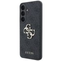 GUESS futerał do SAMSUNG S26 FE (Leather 4G Metal Logo) czarny