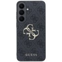 GUESS futerał do SAMSUNG S26 FE (Leather 4G Metal Logo) czarny