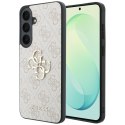 GUESS futerał do SAMSUNG S26 FE (Leather 4G Metal Logo) różowy