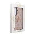 GUESS futerał do SAMSUNG S26 FE (Leather 4G Metal Logo) różowy