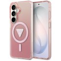GUESS futerał do SAMSUNG S26 GUHMS26SHGTMLCGP (Magnetic IML Gradient Triangle) różowy