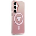 GUESS futerał do SAMSUNG S26 GUHMS26SHGTMLCGP (Magnetic IML Gradient Triangle) różowy