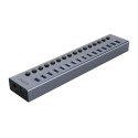 Hub Orico BT2U3-16AB 16x USB-A 3.0 z włącznikami - szary