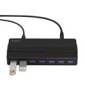 Hub Orico H7928-U3-V1 7x USB-A 3.0 - czarny