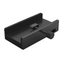 Hub Orico MH4PU montowany na zacisk 4x USB-A 3.0 - czarny