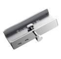 Hub Orico MH5PMM montowany na zacisk USB-C / 2x USB-A 3.0, + SD&TF + 3,5mm Audio - srebrny