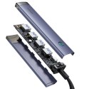 Hub USB-A/USB-C Baseus UltraJoy Series 4xUSB-A 3.0 1xUSB-C 5V - szary