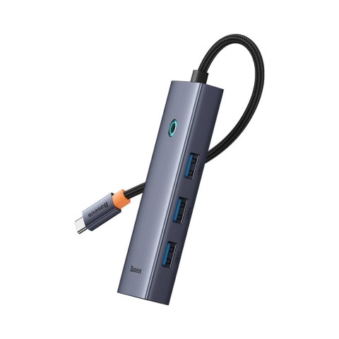 Hub USB Baseus UltraJoy Series 5w1 USB-C HDMI 4K 4x USB-A 3.0 - szary