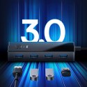 Hub USB-C Baseus PioneerJoy 4xUSB-A 3.0 - szary