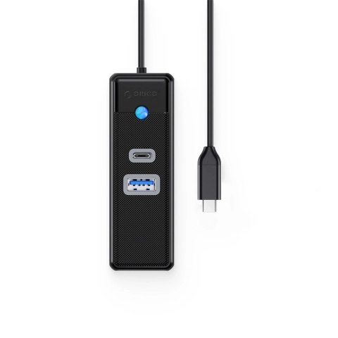 Hub USB Orico PW3UR25-C3 3-portowy 1x USB-A 3.0 1x USB-C 3.0 1x RJ45 2.5G Ethernet 0,5 m - czarny