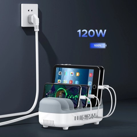Inteligentna stacja ładowania Orico DUK-10P-V1 10 x USB-A - biała