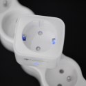 Inteligentne gniazdko 230V Forcell F-Energy EU02 z WiFi, programatorem i wsparciem dla Tuya / Amazon Alexa białe
