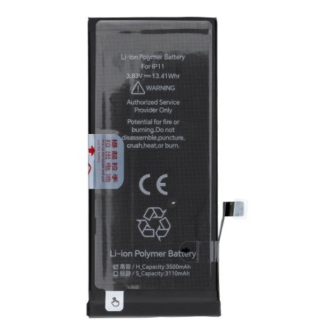 JCID Bateria do iPhone 11 3500 mAh (zwiększona pojemność)