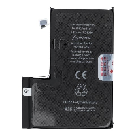 JCID Bateria do iPhone 12 Pro Max 4450 mAh (zwiększona pojemność)