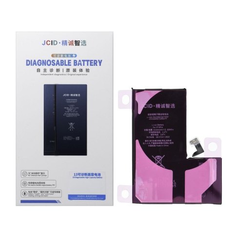 JCID Bateria z możliwością przypisania jako USED do iPhone 13 Pro 3330 mAh (zwiększona pojemność)