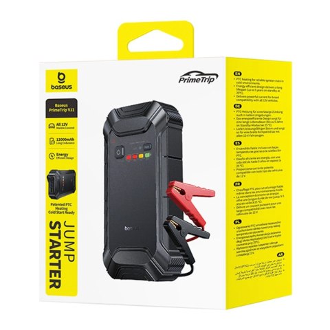 Jump starter Baseus PrimeTrip VJ1 12000mAh - czarny