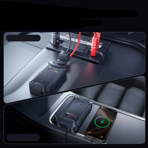 Jump starter Baseus PrimeTrip VJ1 12000mAh - czarny