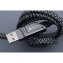 Kabel 4w1 USB-C / USB-A do USB-C / Lightning Forcell F-Energy QC PD 3A 60W 1 m C241 chrom