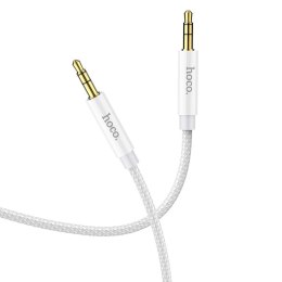 Kabel AUX Jack 3,5 mm do Jack 3,5 mm Hoco 1 m UPA19 srebrny