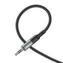 Kabel AUX Jack 3,5 mm do Jack 3,5 mm Hoco 1 m UPA23 szary (SC)