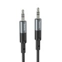 Kabel AUX Jack 3,5 mm do Jack 3,5 mm Hoco 1 m UPA23 szary (SC)