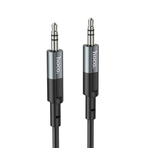 Kabel AUX Jack 3,5 mm do Jack 3,5 mm Hoco 1 m UPA23 szary (SC)