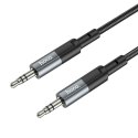 Kabel AUX Jack 3,5 mm do Jack 3,5 mm Hoco 1 m UPA23 szary (SC)