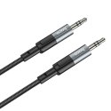 Kabel AUX Jack 3,5 mm do Jack 3,5 mm Hoco 1 m UPA23 szary (SC)