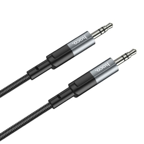 Kabel AUX Jack 3,5 mm do Jack 3,5 mm Hoco 1 m UPA23 szary (SC)