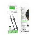 Kabel AUX Jack 3,5 mm do Jack 3,5 mm Hoco 1 m UPA23 szary (SC)
