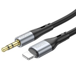 Kabel AUX Jack 3,5 mm do Lightning Hoco 1 m UPA22 czarny