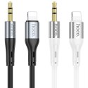 Kabel AUX Jack 3,5 mm do Lightning Hoco 1 m UPA22 czarny