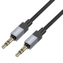 Kabel AUX Jack 3,5 mm (męski) do Jack 3,5 mm (męski) Hoco 1 m UPA32 czarny