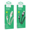 Kabel AUX Jack 3,5 mm (męski) do Lightning (męski) Hoco 1 m UPA32A złoty