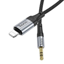 Kabel AUX Lightning do Jack 3,5 mm Hoco 1 m UPA26 czarny