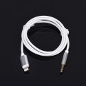 Kabel AUX Lightning (męski) do Jack 3,5 mm (męski) biały