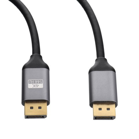 Kabel Display Port do Display Port 1.4 Blue Star 4K 144Hz - High Speed, HDR, Ethernet, G-SYNC/FreeSync, 32Gbps, 2 m czarny