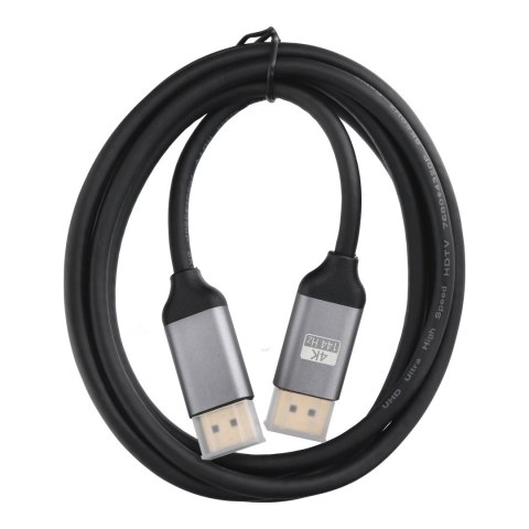 Kabel Display Port do Display Port 1.4 Blue Star 4K 144Hz - High Speed, HDR, Ethernet, G-SYNC/FreeSync, 32Gbps, 2 m czarny