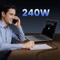 Kabel Orico USB4 kompatybilny z Thunderbolt 5 80Gbps 240W USB-C do USB-C 2m - czarny