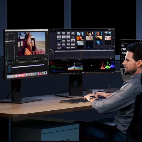 Kabel Orico USB4 kompatybilny z Thunderbolt 5 80Gbps 240W USB-C do USB-C 2m - czarny