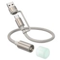 Kabel USB A / USB C do LED light Hoco 0,3 m UA38C złoty